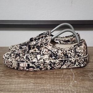 Vans Authentic X MoMA Jackson Pollock Shoes Sneaker Size Men 7.5 Camouflage